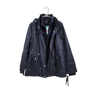 Liverpool Women's Donna Dual Layer Rain Jacket Navy- M
